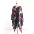 Mode Jacquard Damen Winter Pashmina Poncho Schal